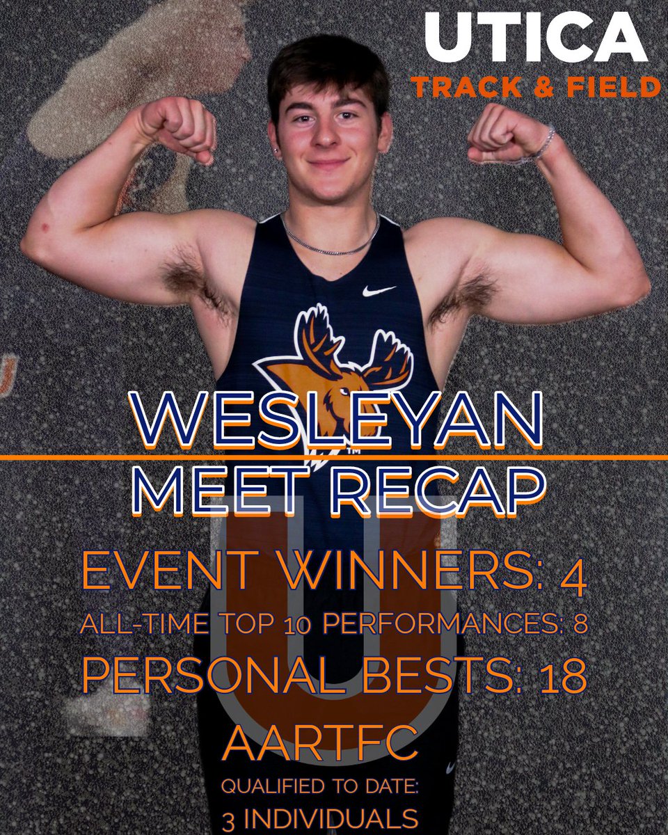 UticaXCTF's tweet photo. Season Opener Recap!
.
60° + Sunny = Successful Sunday Meet at Wesleyan!
.
Lot's of terrific Performances, with 18 PRs and 8 #UTICAtf #alltime Top Ten Performances!
.
Next up, Continental Invite at Hamilton College
.
#weareUTICA
#itsagreatdaytobeapioneer https://t.co/pstqjuu9CA