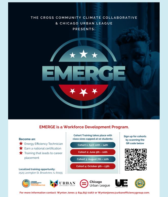 ‼️ EMERGE: Clean Energy Workforce Development Cohort and partners are launching a recruitment for Ironworkers trainings starting April 10th! Please register here: form.typeform.com/to/wKlI9RR3