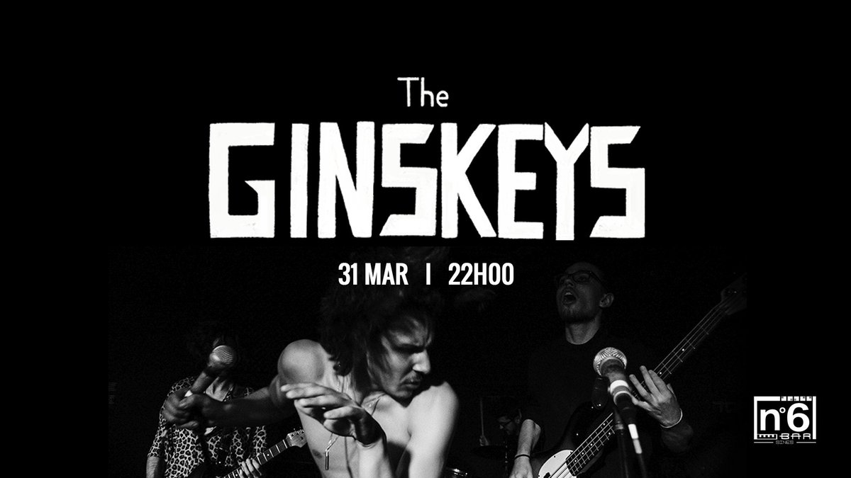 Marquem na agenda: os <a href="/TheGinskeys/">The Ginskeys</a> voltam sexta-feira ao bar Número 6, em Sines, pelas 22h, para mais um grande concerto. Não percam!
