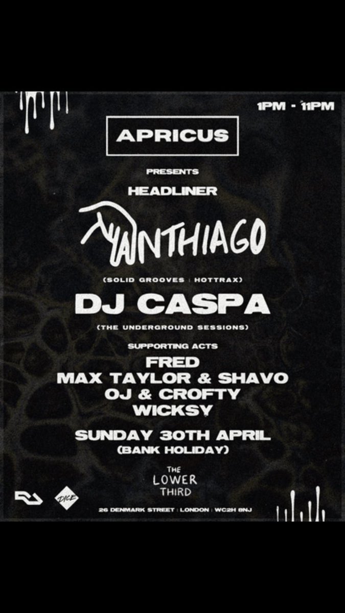 Who fancy’s a bank holiday special?😎

We head to a brand new venue with a killer lineup in place where we are set for a SUPER SUNDAY!💥

Tickets out now!