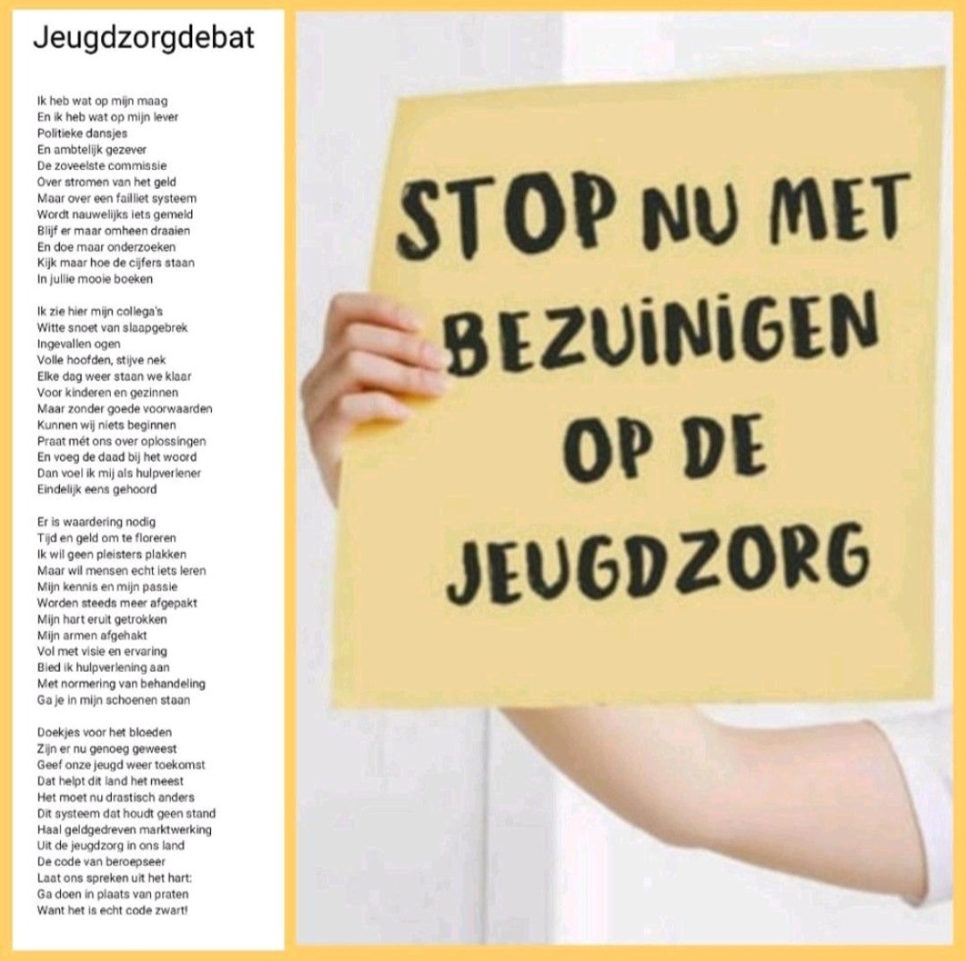 GertrudReinink's tweet image. Vorig jaar op het Malieveld heb je mijn hand geschud en gezegd dat je er iets aan ging doen! De tijd van praten en onderzoeken is voorbij Maarten. De jeugdzorg moet gered.
Wanneer maak je je belofte waar?
#codezwart
#jeugdzorgverdientbeter 
#jeugdsprong