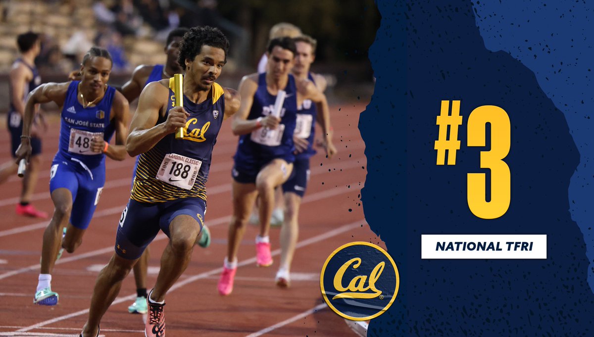 CalTFXC's tweet photo. 📈📈📈

The first National TFRIs are out, and both our men’s and women’s squads make an appearance!!

Men: #3️⃣
Women: #1️⃣7️⃣

#GoBears🐻 https://t.co/y0utnNhRKW
