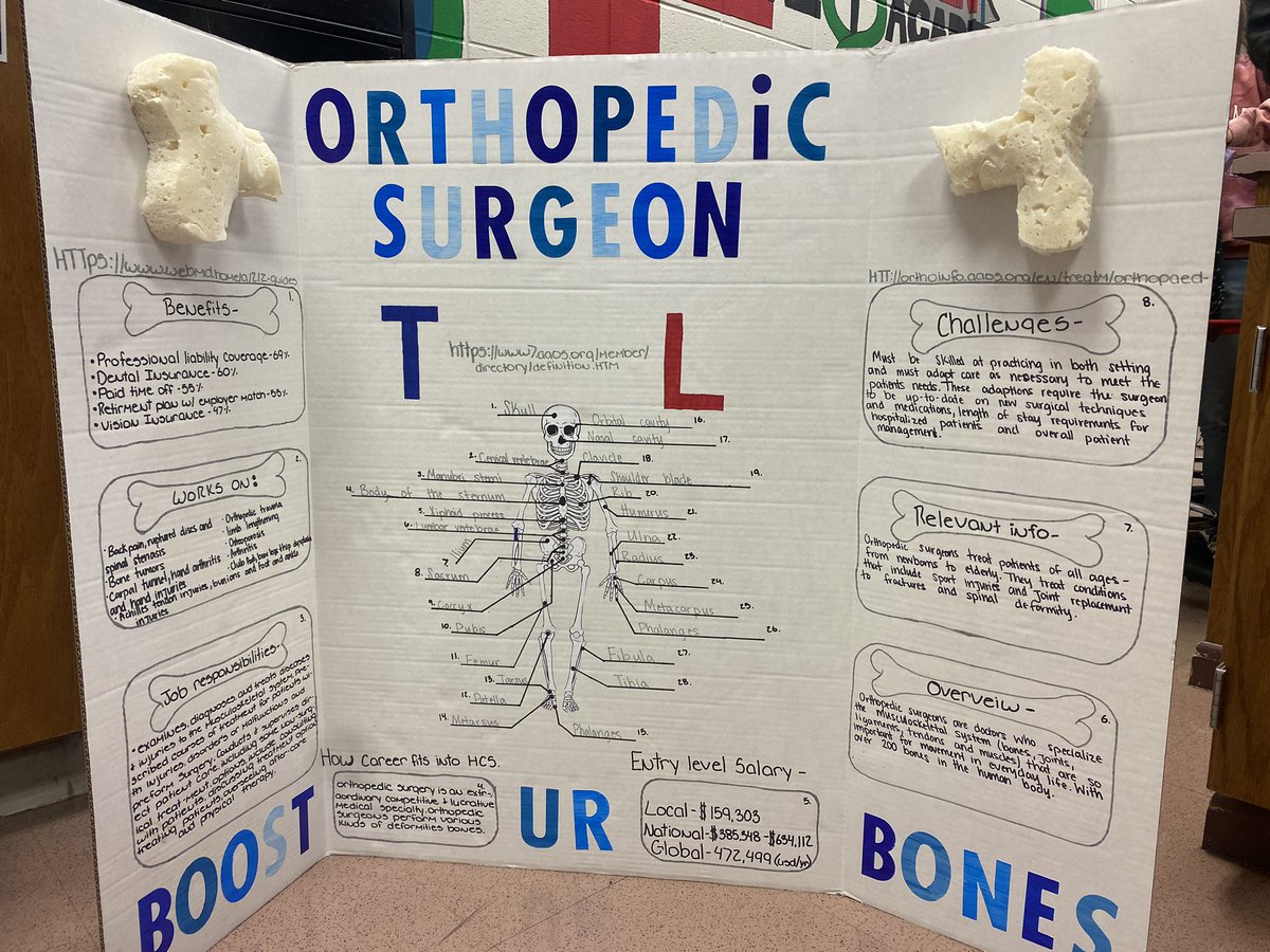 tyriffict's tweet photo. Career presentations started today. Here are just some I chose to show. The ENT had a real snotty nose and the bone looked life like.  @HazelGreenHigh https://t.co/m0F3lWqEEz
