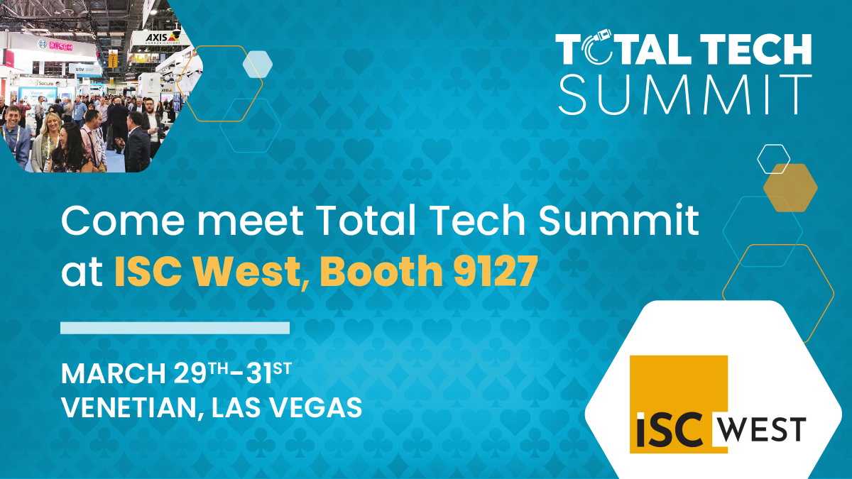 TotalTechSummit's tweet image. Attending #iscwest this week? Stop by booth 9127 to say hello! The #totaltechsummit team will be there to discuss our 2023 plans, taking place November 13-15 at MGM Grand in Las Vegas. We hope to see you there!
