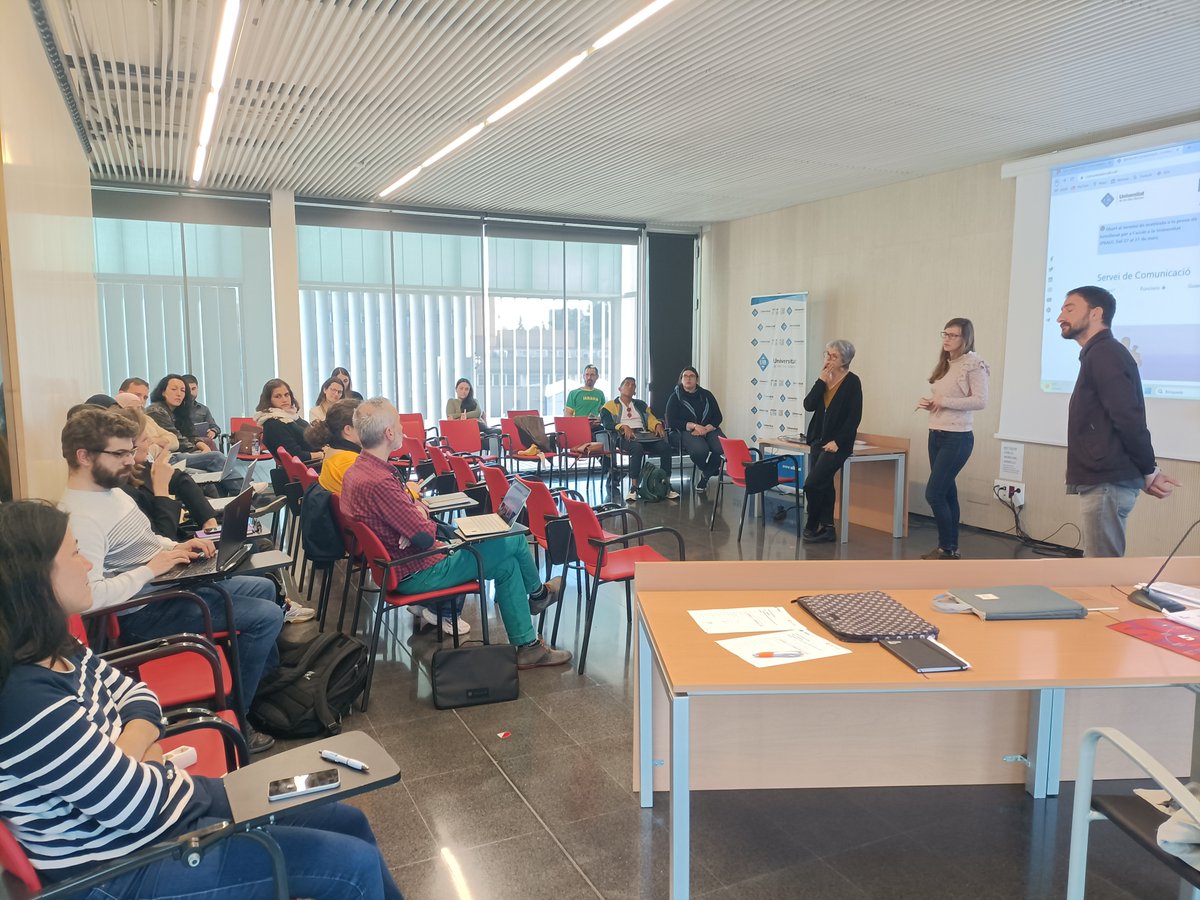 “La divulgació científica, un compromís ètic i necessari” 🗣️🔈📰📲🔬👩‍🔬 Avui ha conclòs el curs de formació per a PDI #ComunicarCienciaUIB organitzat per @IRIEinstitut i UDCC a @UIBuniversitat amb @omenendez @victtoro05 @impacientifica @Mar_Leza_Salord @MariaBelPocov Grácies! 👏😘