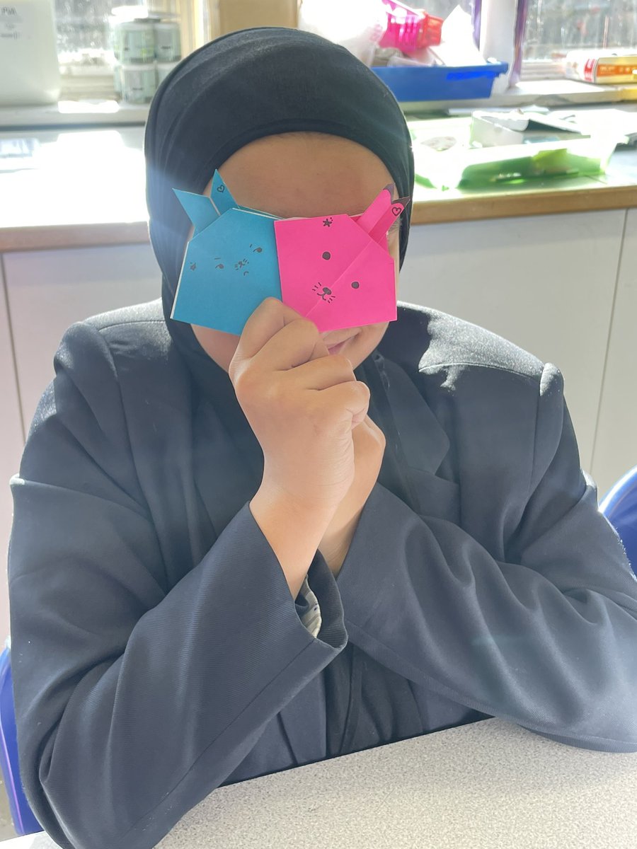 Year 7 Art club Easter origami 🐣 <a href="/TheHurlinghamAc/">TheHurlinghamAcademy</a>