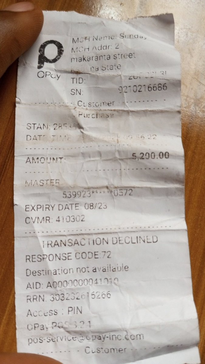 EmmanuelOkpan11's tweet photo. @FirstBankngr It's been more than 106 hrs now, and the money debited for a decline transaction have not been refunded...
Please refund the money https://t.co/3mxGJTuhM7