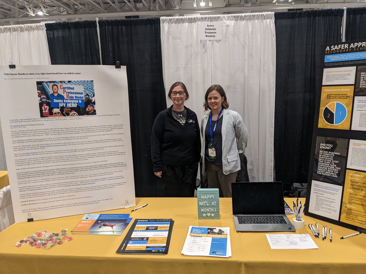 ATCAnna's tweet image. IATS SSC presented on EAPs and staffed an information booth at the IA AD conference this weekend!