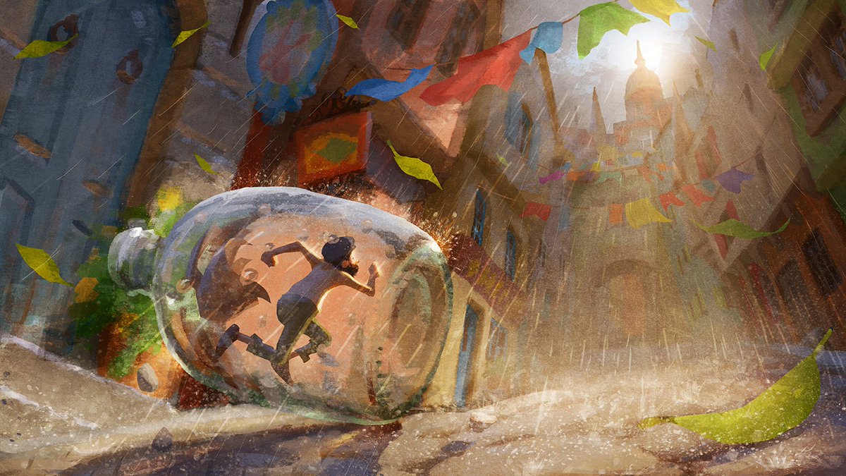 catsuka's tweet photo. "Bottle George", an upcoming japanese stop-motion animated short film directed by Dice Tsutsumi @TonkoHouse (Oni), and created by Akihiro Nishino (Poupelle of Chimney Town original book).
Produced by Dwarf (Domokun, Rilakkuma), Chimney Town &amp; Tonko House.
https://t.co/StgSUbEZKc https://t.co/t0MsQXetou