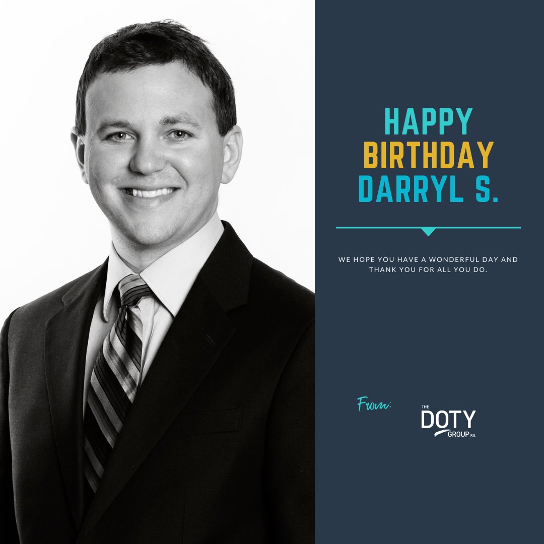 Join us in wishing our very own, Senior Tax Manager, Darryl a warm and Happy Birthday!