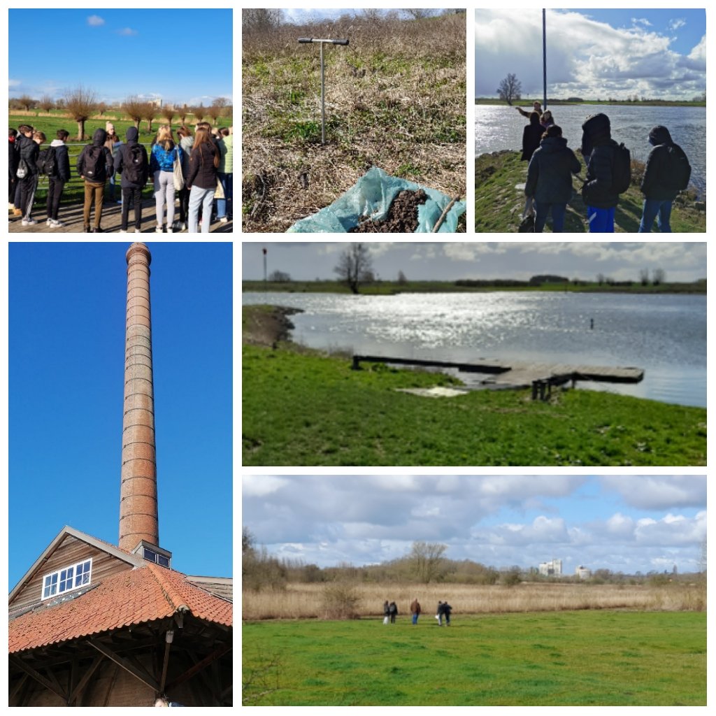 1979Sander's tweet photo. Prettige dag in 't veld. Leerlingen @MarnixCollege te #Wageningen #veldwerk met o.a. #aardrijkskunde #geschiedenis en #biologie. Gelukkig  ook 🌤 https://t.co/UaSuOyKsWd