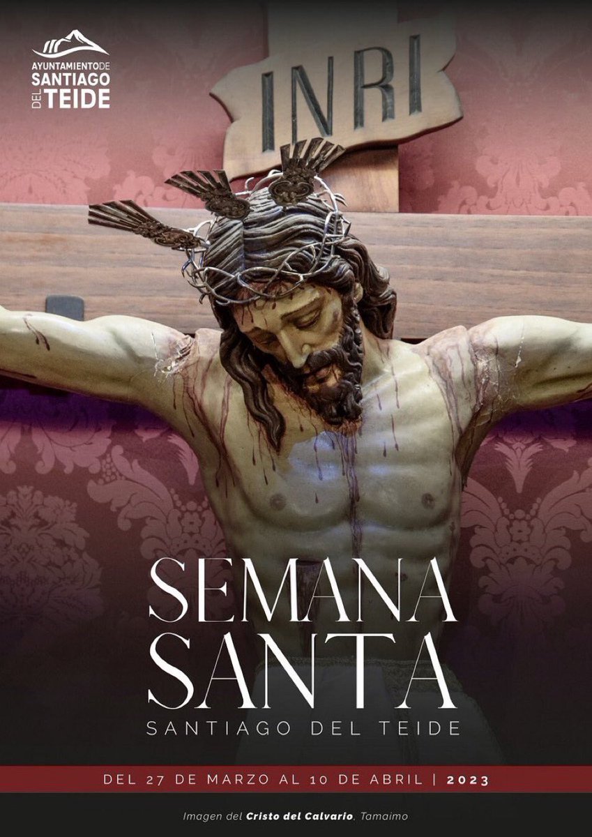 CanarioDeCoraz2's tweet photo. Santiago del Teide se une con Jesús a partir de hoy 27 de marzo al 10 de Abril, La Pasión, La Muerte y La Resurrección de Cristo harán que las Iglesias de este Municipio rieguen todo el Fervor Posible a Jesús. https://t.co/O31RSRgvf4