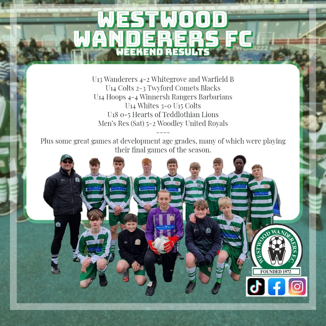 Many games didn't survive the washout last weekend but our all-weather surface allowed a few games to go ahead, including a Westwood Derby! #upthewestwood #grassrootsfootball