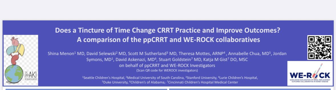 we rock (@werock_team) on Twitter photo We have got posters…lots of them (and stickers too).
Sneak peek of what awaits at the <a href="/crrtonline/">CRRTonline</a> meeting- See our team present results at the poster and oral abstracts session on 3/29 and 3/30 at the #akicrrt2023 meeting We have got posters…lots of them (and stickers too).
Sneak peek of what awaits at the <a href="/crrtonline/">CRRTonline</a> meeting- See our team present results at the poster and oral abstracts session on 3/29 and 3/30 at the #akicrrt2023 meeting