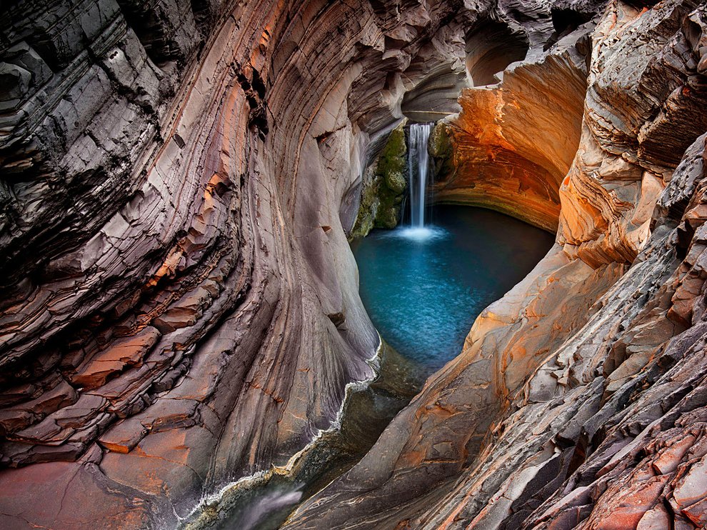 Natures pleasant hideaways. Karijini National Park, Australia. NMP.