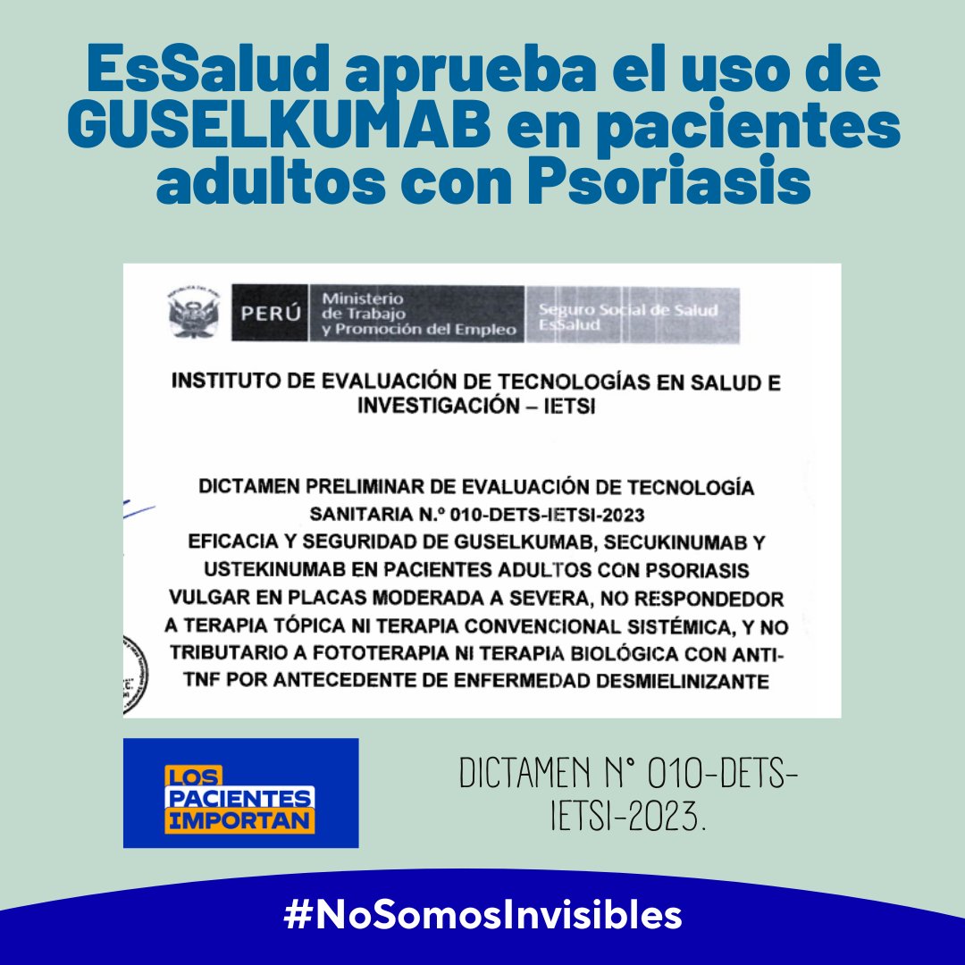 Los Pacientes Importan tweet media