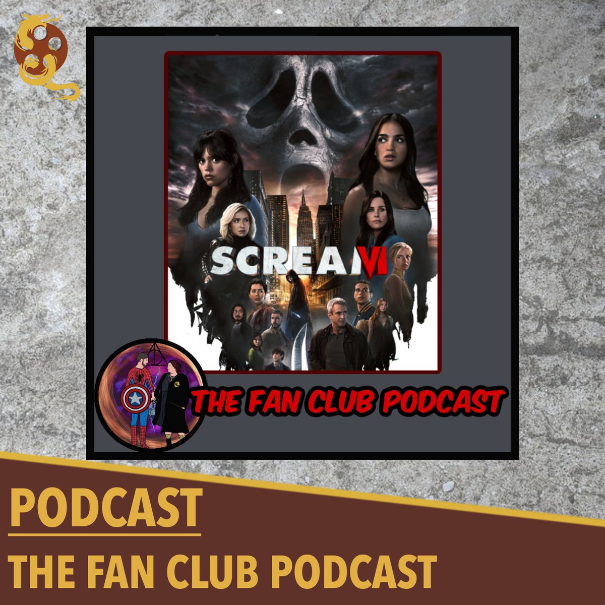 needlesslynerdy's tweet photo. In the 50th episode of The Fan Club Podcast, they are reviewing the recently released Scream VI! Check them out and find more nerdy creators by clicking the link in our bio and visiting out website. #dungeonsanddragons #themandalorian #jonathanmajors #scream #screamvi #scream6 https://t.co/hV7nuBVT7d