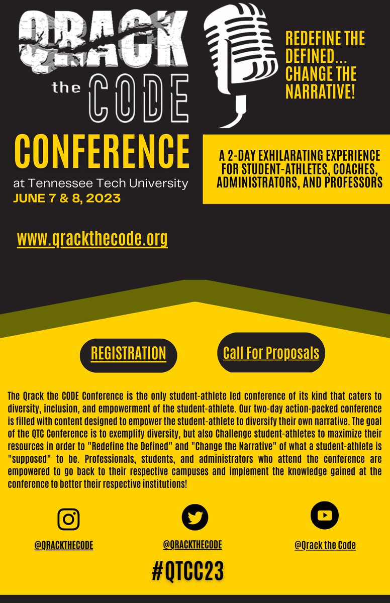 Center of Diversity Education (@qrackthecode) on Twitter photo Hey <a href="/CoachG_85/">Chris Grimes</a> ! We know some of your defensive backs will be in attendance this summer!
Can’t wait to see you and <a href="/ETSUFootball/">ETSU Football</a> at the Qrack the CODE Conference!
Register here: qrackthecode.org
#QTCC23 #RedefineTheDefined Hey <a href="/CoachG_85/">Chris Grimes</a> ! We know some of your defensive backs will be in attendance this summer!
Can’t wait to see you and <a href="/ETSUFootball/">ETSU Football</a> at the Qrack the CODE Conference!
Register here: qrackthecode.org
#QTCC23 #RedefineTheDefined
