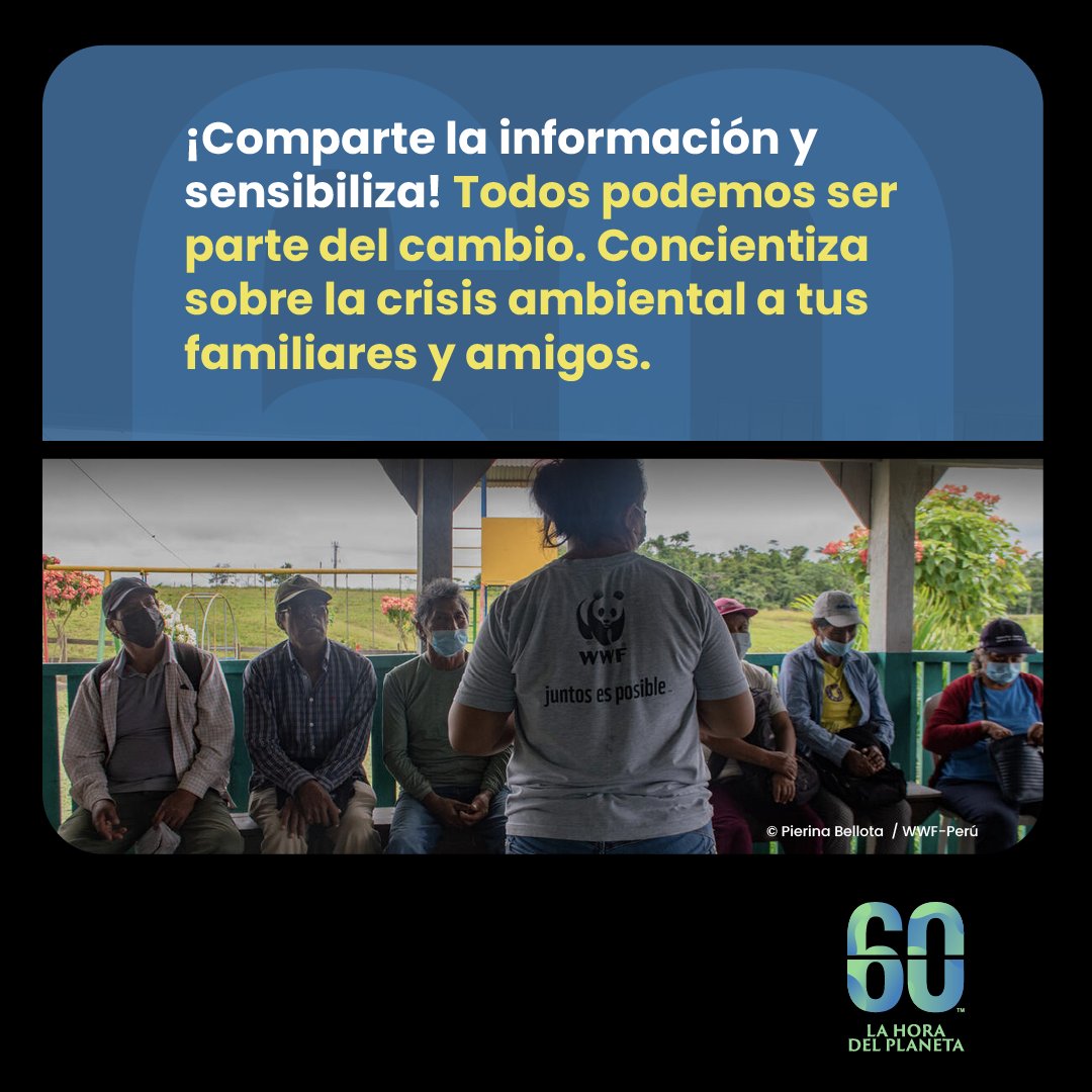 ¡Gracias por unirte a La Hora Del Planeta! 

Todos queremos seguir contribuyendo al cuidado del planeta, por ello te dejamos algunas recomendaciones...

#JuntosEsPosible #LaHoraDelPlaneta