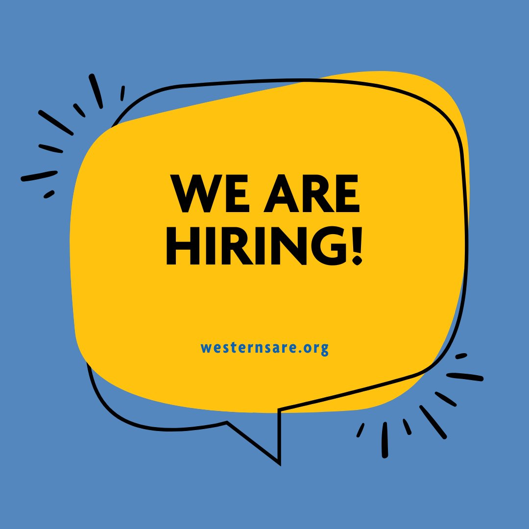 Join the Western SARE team! Seeking applications for Project Manager. Application screening  begins 4/7/23; however, applications will continue to be accepted until an adequate applicant pool has been established. Job description & to apply:  ow.ly/tMwb50NrZqO #agjobs