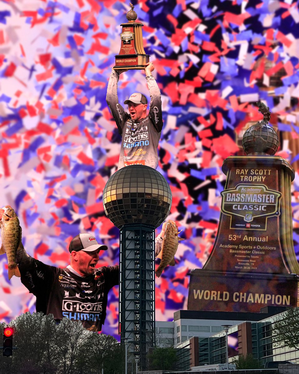Gussy “Knox” their socks off and takes the 53rd <a href="/Bassmaster/">Bassmaster</a> Classic trophy north of the border. 

He may not have the keys to the city but he definitely has full authority of the boat ramps up and down Ft. Loudoun and Tellico. #bassmasterclassic <a href="/GussyOutdoors/">Jeff Gustafson</a>