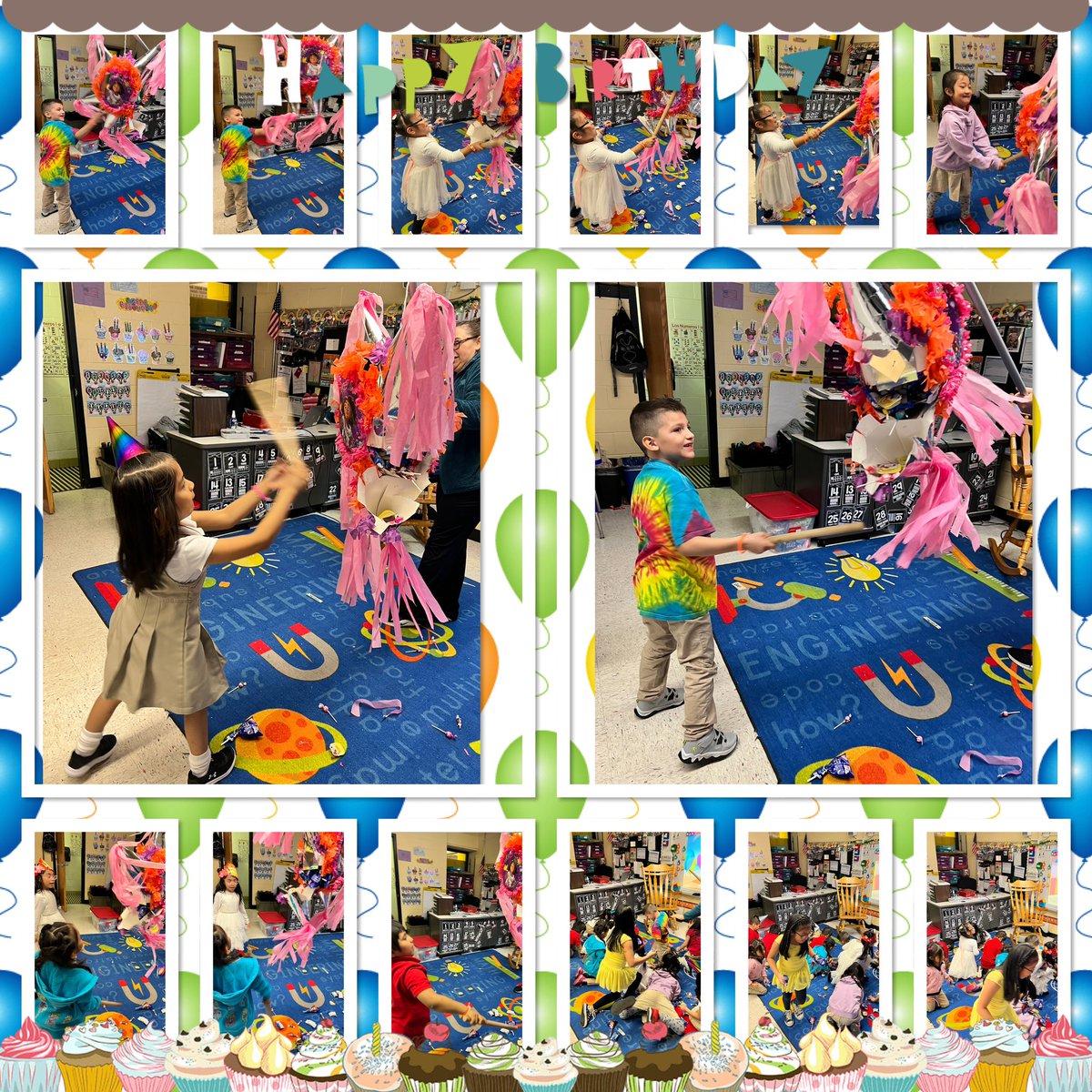 Vazquez308's tweet image. 🎈🎁🎉 Tons of Birthday Fun!🎈🎁🎉 #pizza #cake #glowsticks #noisemakers #piñata #fun #celebrate #RBBisBIA @rbpsEAGLES