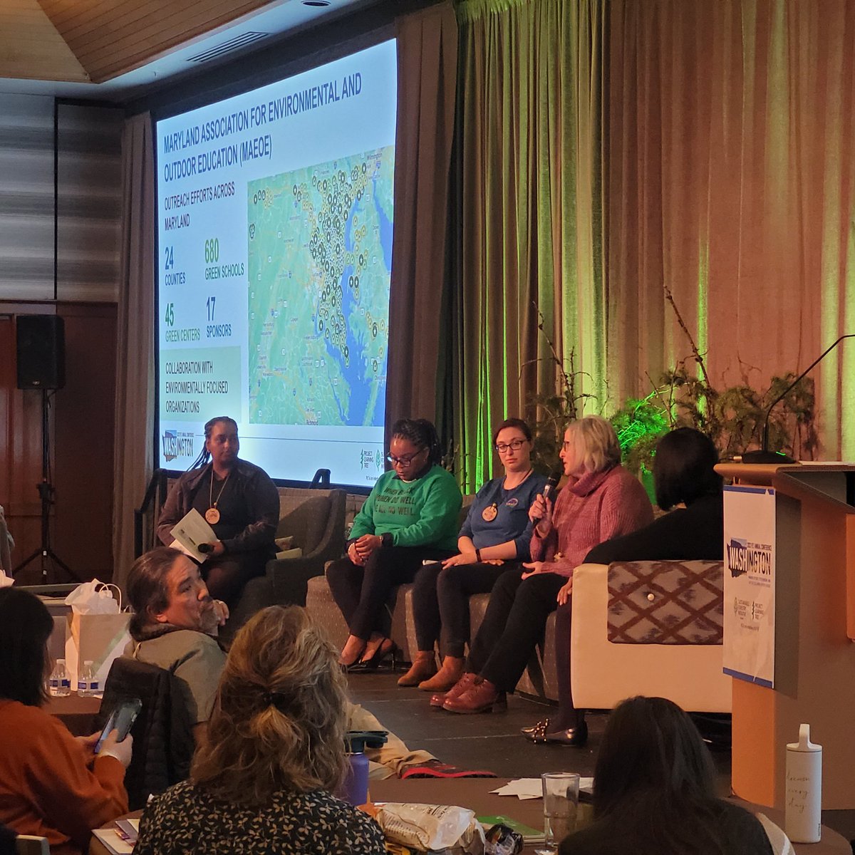 JesseKak's tweet photo. Hearing from some panelists on creating culturally competent approaches to #enviroed and #greencareers at #PLTConf with @MAEOE_MD and #USForestService https://t.co/d3nmTxlaJa