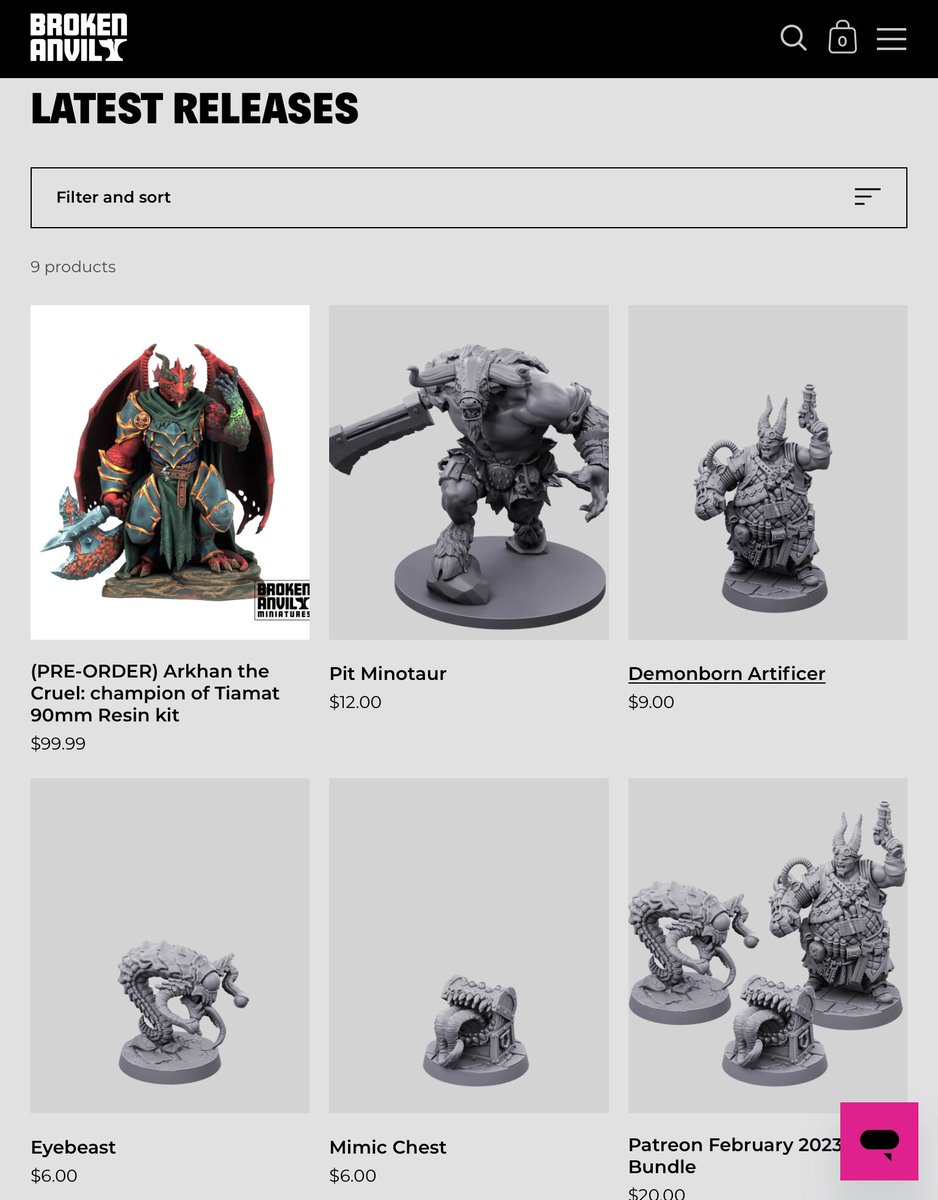 ✨Fresh items in our webstore! ⬇️ brokenanvilminis.com