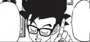 “So reader!  Notice anything different about me?”

     His writer finally updated his look, no more classic Gohan! So sir!