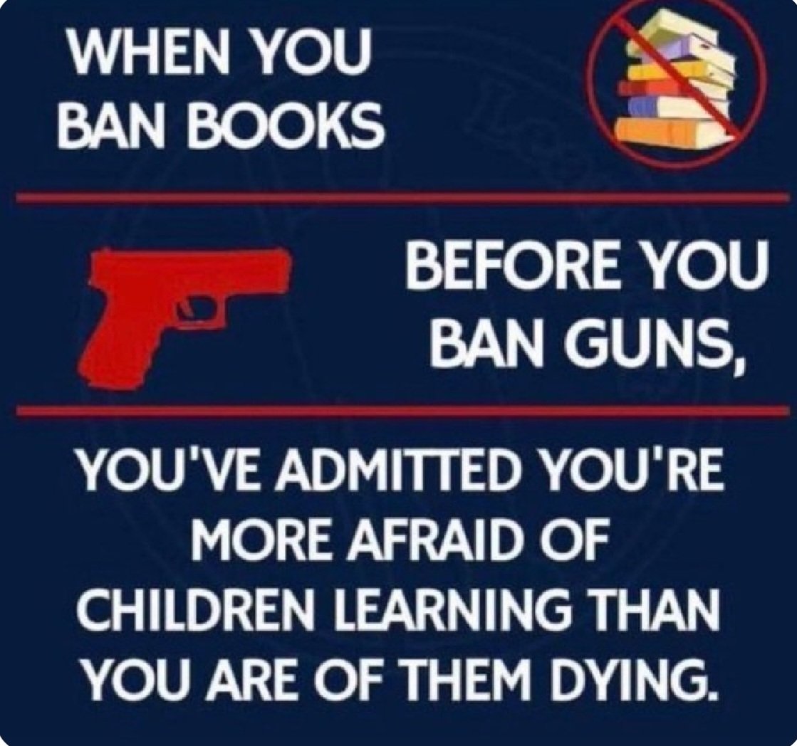 A book is now more dangerous than an AR 15.
#guncontrol 
#GunReformNow