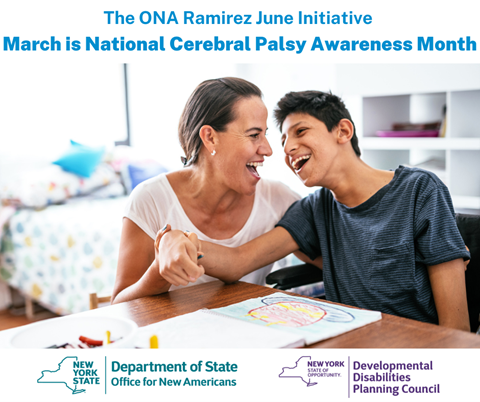 NYSNewAmericans's tweet image. March is Cerebral Palsy Awareness Month.  

@NYSDDPC 

#DDawareness2023 #DDAM2023 #BeyondtheConvo #BeyondtheConversation #ONARamirezJuneInitiative #cerebralpalsyawarenessmonth