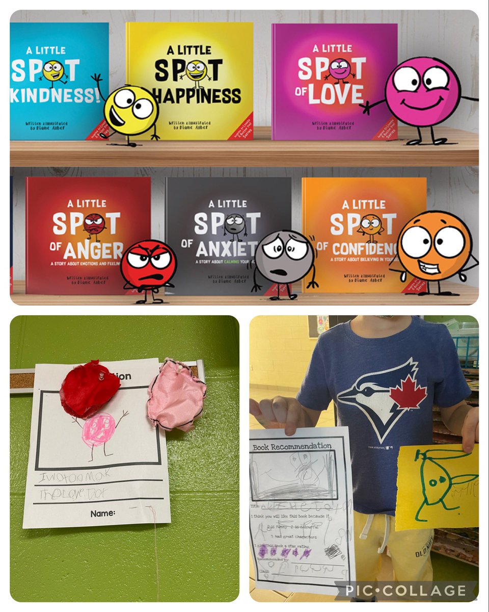 Tamara Jelly (@jelly_tamara) on Twitter photo These Kinder Ss continue to be inspired by the “A Little Spot of…” series! We read these books in the LLC and their amazing educators have helped them extend their learning! Look at this book recommendation and sewing of their very own love dot stuffy! 💛💚<a href="/Bellmoore_HWDSB/">Bellmoore School</a> These Kinder Ss continue to be inspired by the “A Little Spot of…” series! We read these books in the LLC and their amazing educators have helped them extend their learning! Look at this book recommendation and sewing of their very own love dot stuffy! 💛💚<a href="/Bellmoore_HWDSB/">Bellmoore School</a>