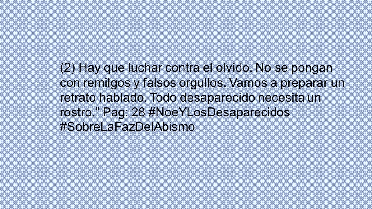 AzrielEscritor's tweet photo. "Hay que luchar contra el olvido" https://t.co/lnI51ZLPna
