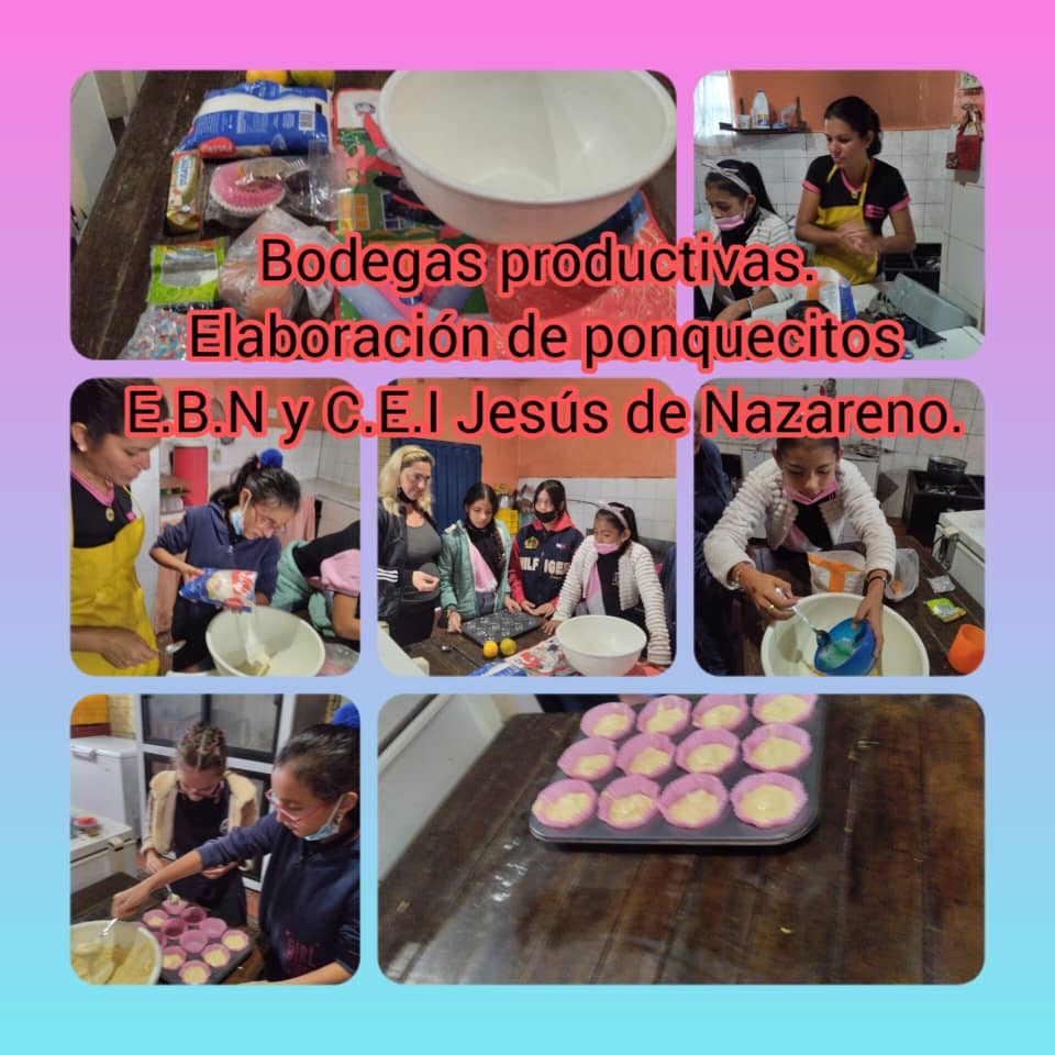 Hoy con la Bodega productiva en la EBN Jesús de Nazareno. Nuestras niñas reposteras realizando ponquecitos @RedCardenas9 @ClifpC <a href="/CLIFPMTACHIRA/">CRIFPMTACHIRA</a> <a href="/Berzabethg1/">Berzabethgandicaoficial</a> @MPPEDUCACION @RedCardenas9