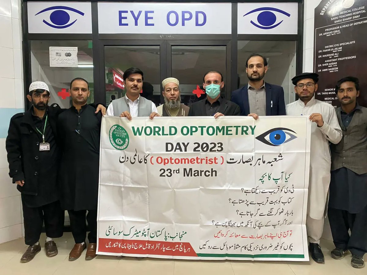 OptometristsPK's tweet photo. World Optometry Day awareness activities in different districts of Pakistan. https://t.co/EuJjMBlMnV