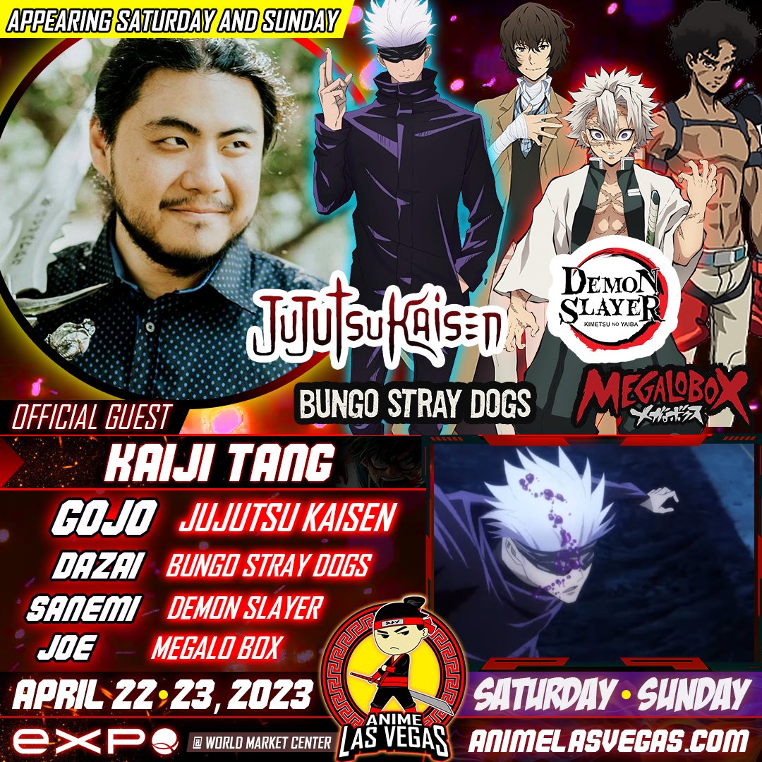 Anime Las Vegas on X: Come meet Kaiji Tang at Anime Las Vegas