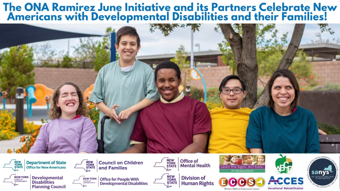 NYSNewAmericans's tweet image. March is Developmental Disabilities Awareness Month.

#DDawareness2023 elevates the need to include people with developmental disabilities, including new Americans.

#DDawareness2023 #DDAM2023 #BeyondtheConvo #BeyondtheConversation #ONARamirezJuneInitiative