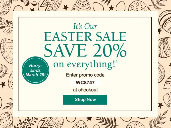 WiscCheeseman's tweet image. Don&apos;t forget to shop our Easter sale by March 28th! 🐰 Save 20% on all your Easter needs here: buff.ly/3FNVzTI