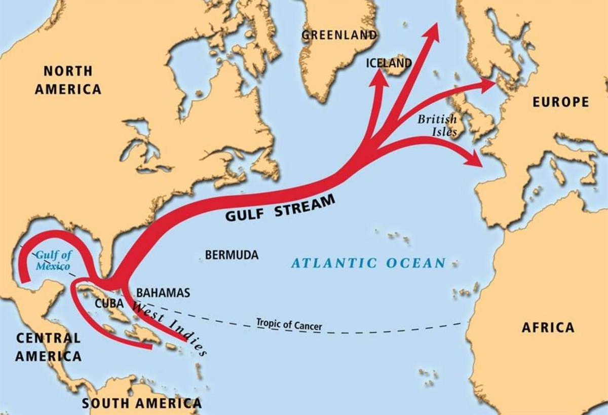 Gulf Stream continues to slow down, new data shows, with freshwater creating imbalance in current, pushing it closer to a Collapse point
A weakening Gulf Stream cannot transport warmer waters towards north as effectively
Warmer waters pile up East Coast US
severe-weather.eu/global-weather…