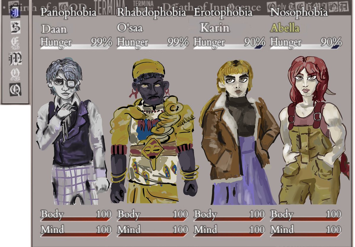 wilderwhim's tweet photo. Some painting studies of characters from #fearandhungertermina this game's artwork is truly inspired and otherworldly. #fearandhunger https://t.co/13HDhhXfxT