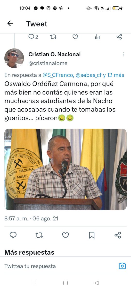 <a href="/diegofel824/">🧠🎩</a> <a href="/UNALOficial/">Universidad Nacional de Colombia</a> Aquí el susodicho: