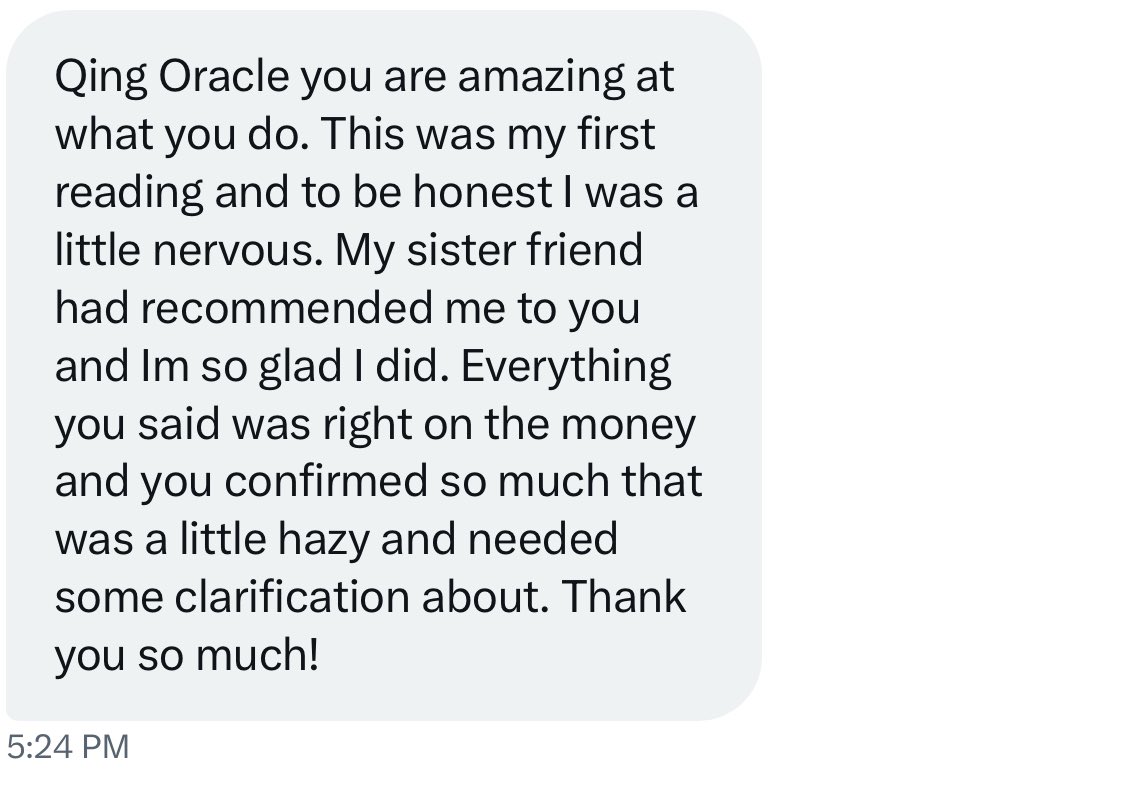 NebetEboni's tweet photo. A beautifully review from a new client!!! ☺️💖✨

 Interested in a reading? 

You can book with me through my website  https://t.co/0Sls4NugK3 https://t.co/19GYXGwBWl