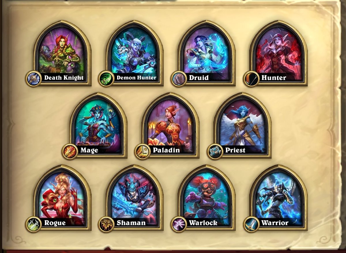 SmudgeHS's tweet photo. What a gorgeous set of ladies! 🤩🥰😍  

#Hearthstone https://t.co/vvbrRb7JSy