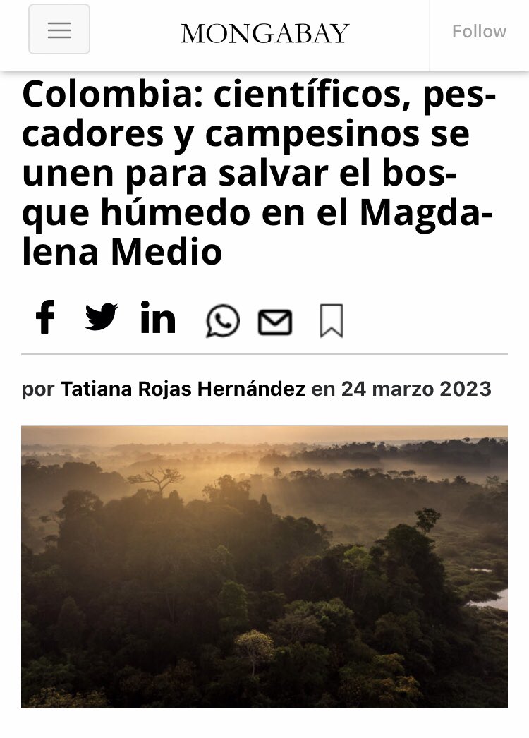 Biodiversa Colombia tweet media