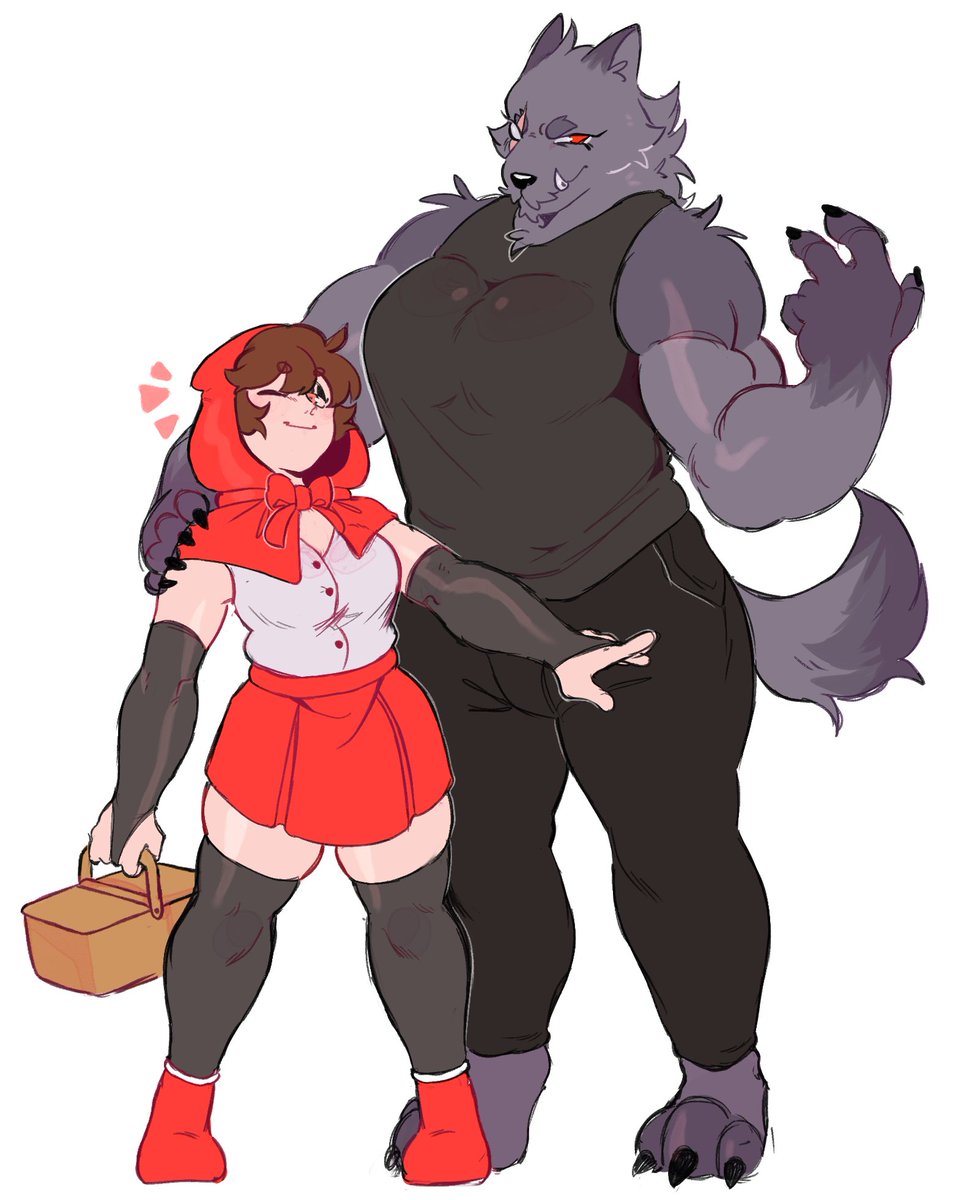 HanaArts's tweet photo. little red riding hood and the big bad wolf

but both are gay https://t.co/yjcYLF4lq9