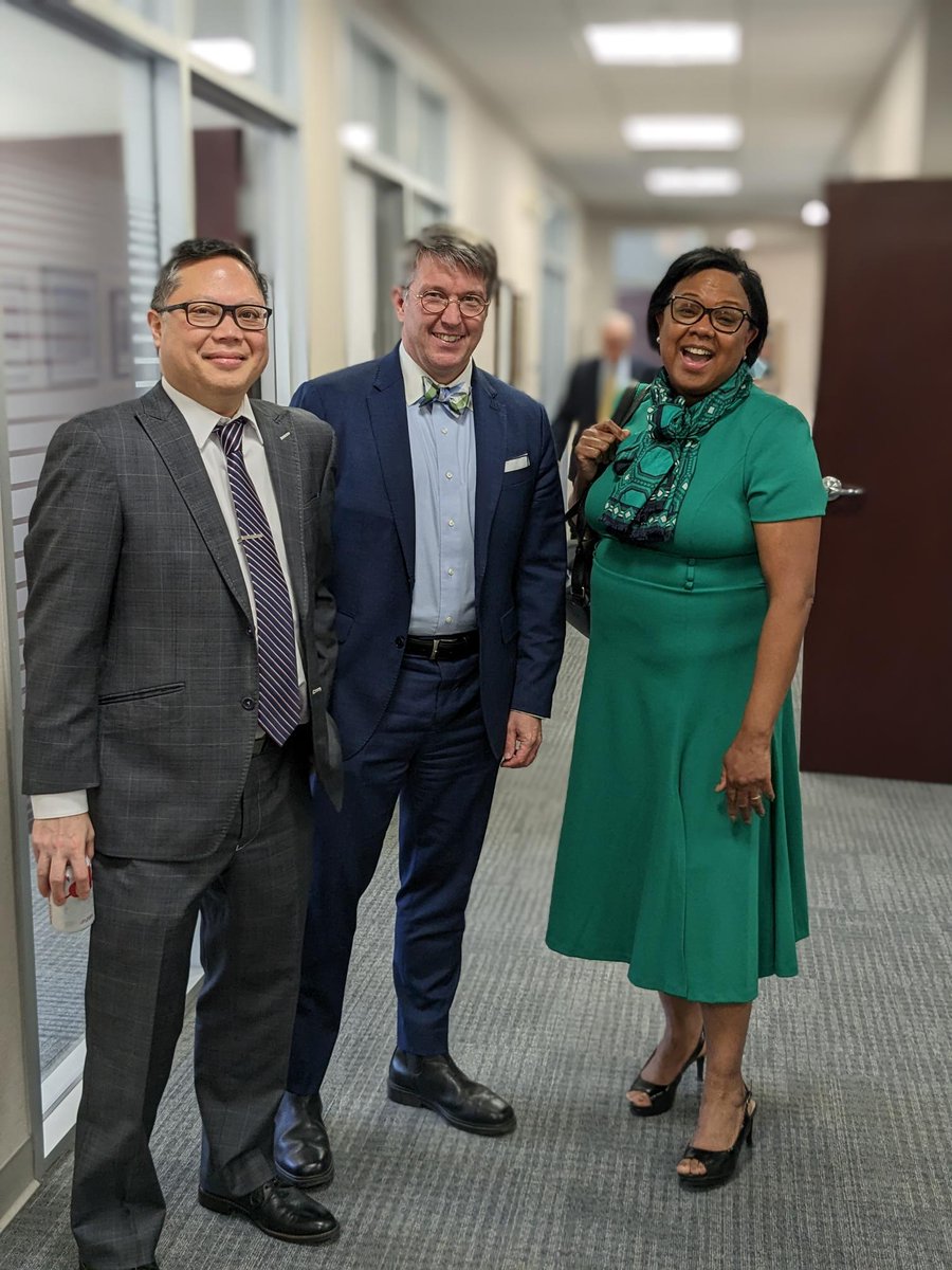 NCMS at work!  President Dr. Arthur Apolinario, NCMS CEO Chip Baggett, and Dr. Charlene Green with Old North State Medical Society on their way to see Governor Roy Cooper sign Medicaid Expansion bill!  #NCMS #ONSMS #medicaidexpansion #governorroycooper
