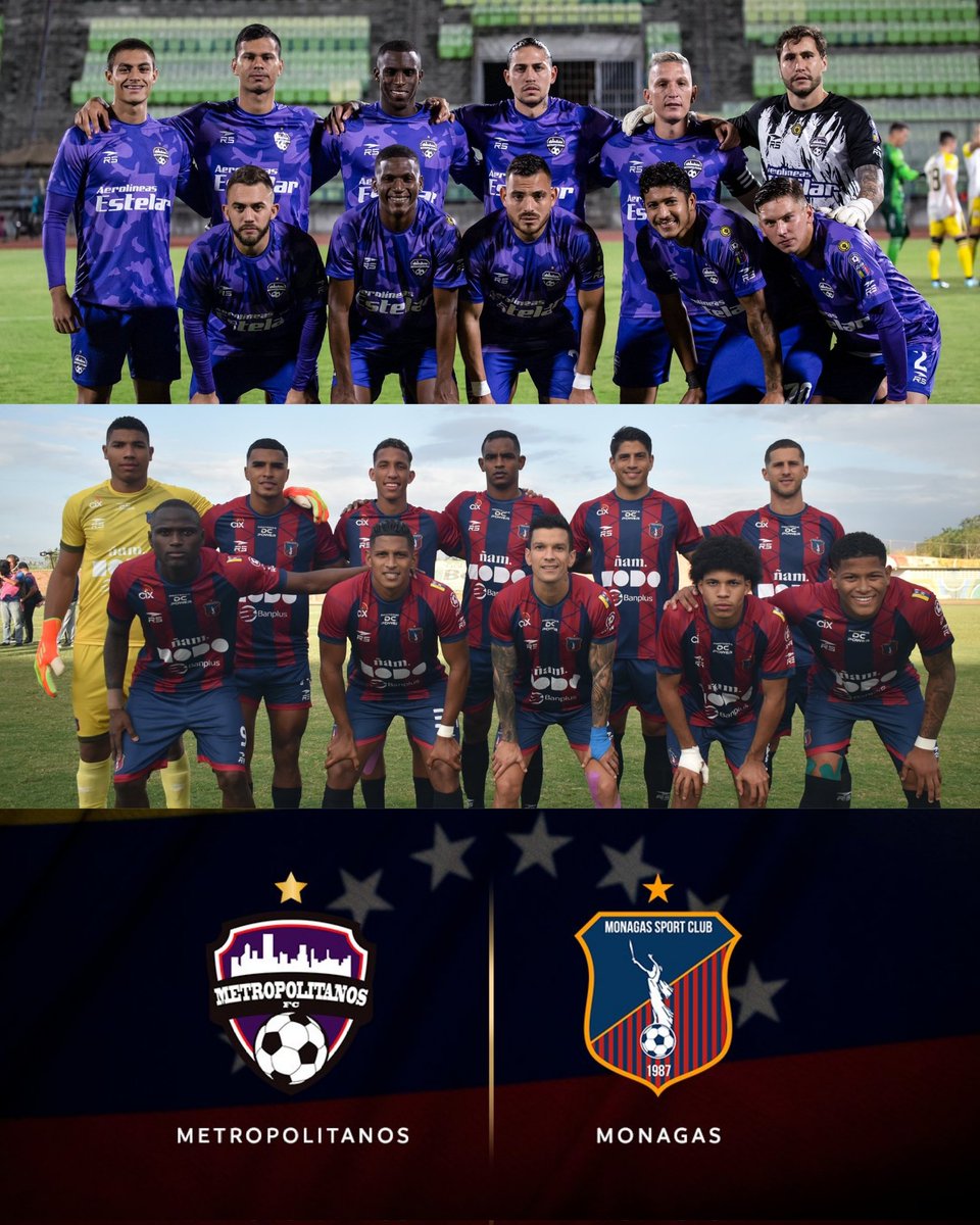 🇻🇪 <a href="/Metropolitanos_/">Metropolitanos Fútbol Club</a> y <a href="/Monagas_SC/">Monagas Sport Club</a> presentes en el sorteo de la 𝑭𝒂𝒔𝒆 𝒅𝒆 𝑮𝒓𝒖𝒑𝒐𝒔 𝑪𝒐𝒏𝒎𝒆𝒃𝒐𝒍 <a href="/Libertadores/">CONMEBOL Libertadores</a>.

🎱 Ambos clubes se encuentran en el 𝗕𝗼𝗹𝗶𝗹𝗹𝗲𝗿𝗼 𝟯.

¿Cómo crees que queden sus grupos? 🤔