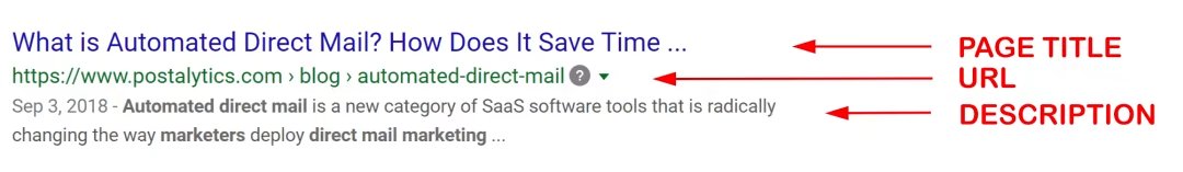 A6. I like to think of organic search results as an organic ad. 

&gt; Title
&gt; CTA is URL that makes sense 
&gt; Description 
 
#ContentChat #SERP