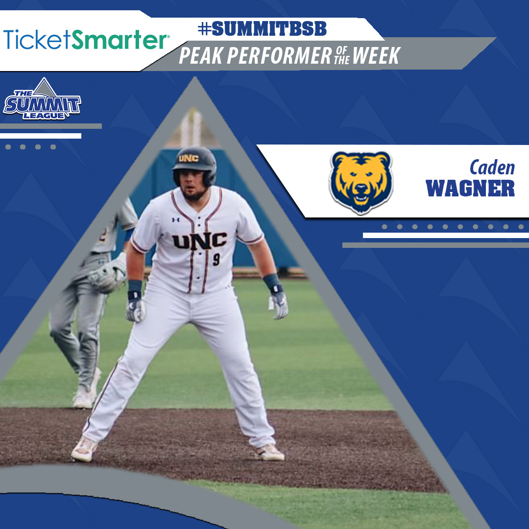 𝓑𝓮𝓵𝓽𝓲𝓷𝓰 𝓑𝓮𝓪𝓻 🐻

A clutch home run and .600 batting average were enough for Northern Colorado first baseman Caden Wagner to earn the first <a href="/TicketSmarter/">TicketSmarter</a> #SummitBSB Peak Performer of the Week honor of his career.

🗞️: bit.ly/3lTaYeB

#ReachTheSummit