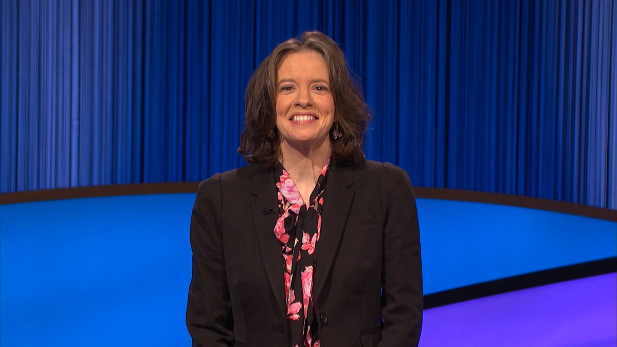 AdelphiU's tweet photo. Tonight, at 7:00 p.m. on WABC/Channel 7, be sure to tune in to Jeopardy! to watch Nicole Rudolph, associate dean for student engagement and Honors College director, compete. There will be a campus watch party in Earle Hall with free pizza. https://t.co/F6DU6T0Mit